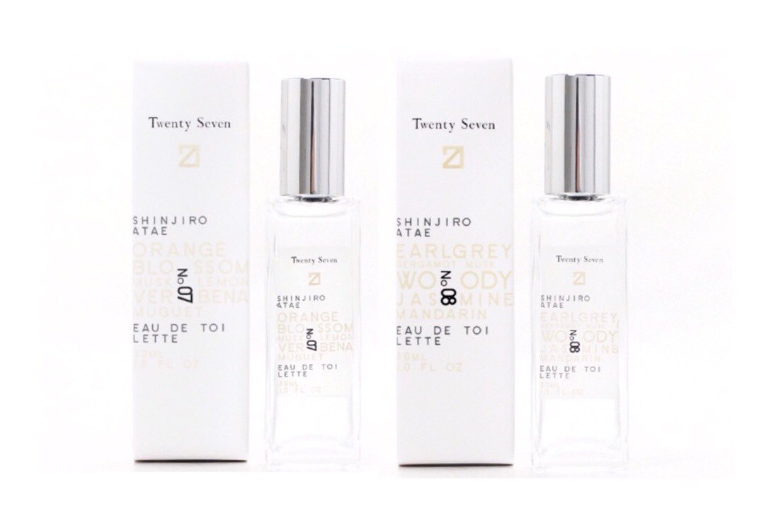 GOODS [goods//與真司郎プロデュースの香水『Twenty  Seven』から新しい香りNo.07,No.08の2種類が発売！！！]｜SHINJIRO ATAE OFFICIAL WEBSITE