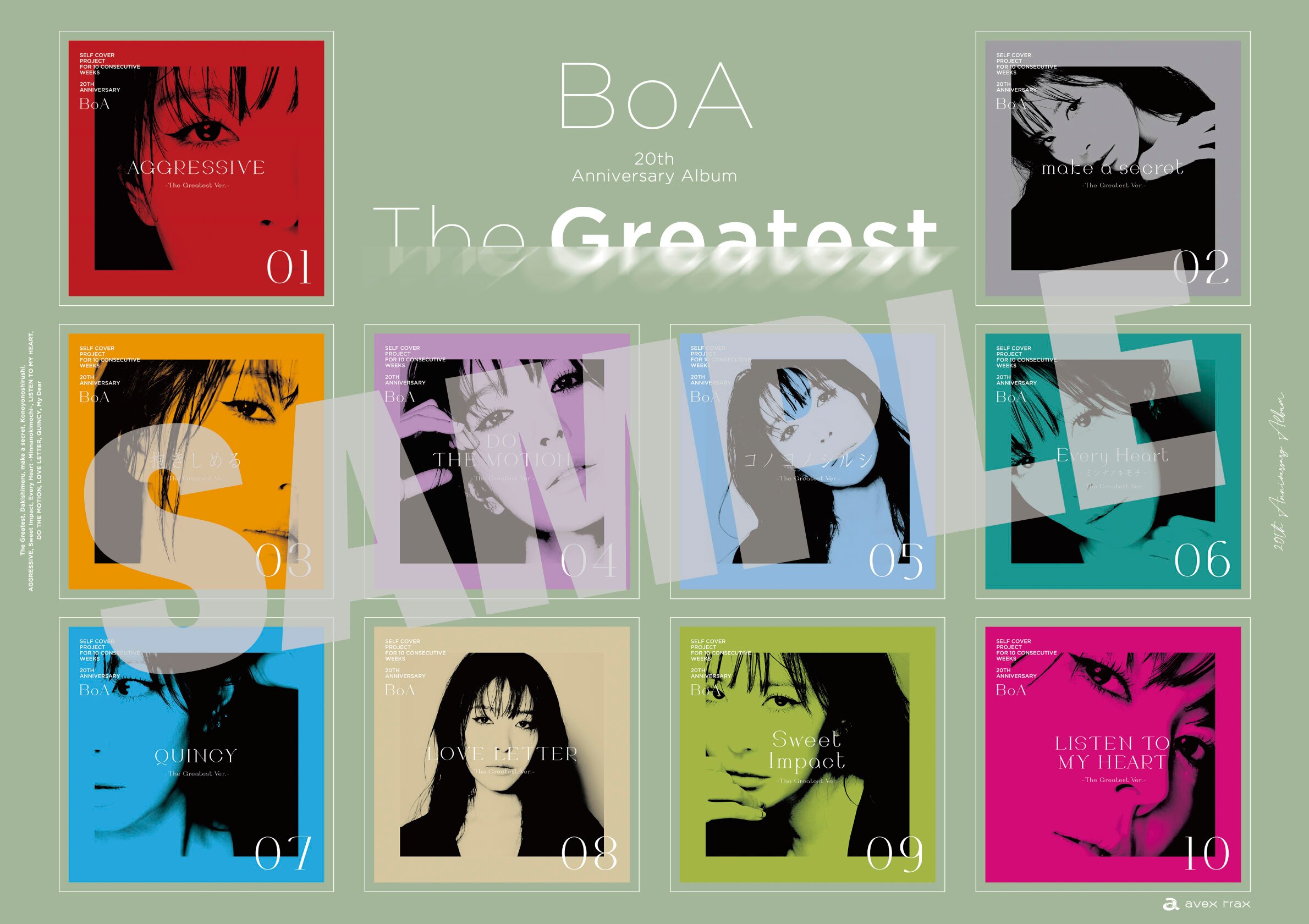 NEWS[BoA 20th Anniversary Album『The Greatest』2022年5月30日