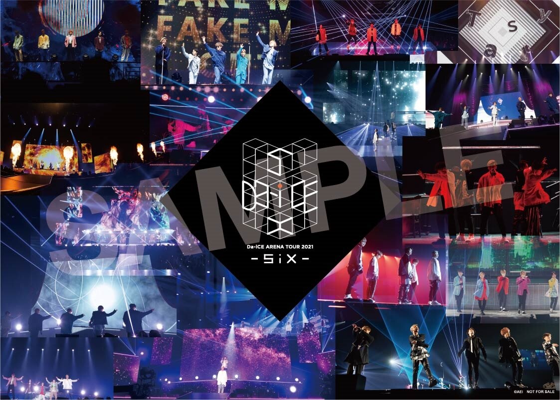 Da-iCE ARENA TOUR 2021 -SiX-」LIVE DVD & Blu-ray Disc - SCHEDULE 
