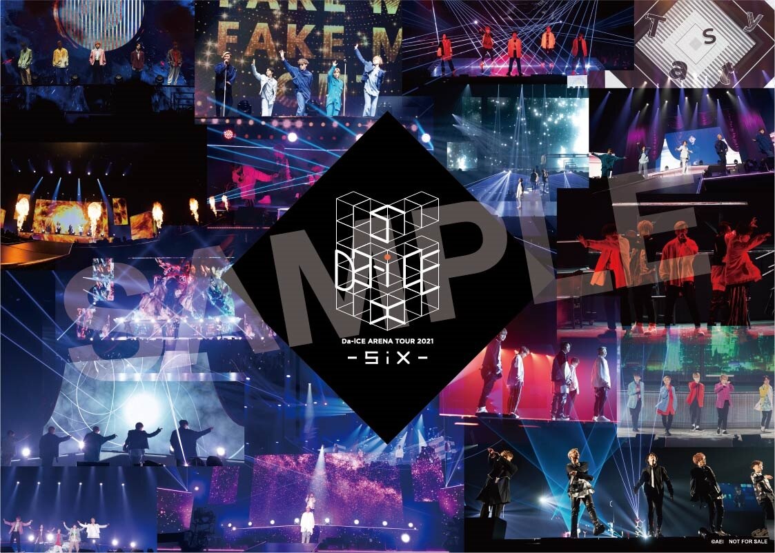 Da-iCE ARENA TOUR 2021 -SiX-」LIVE DVD & Blu-ray Disc - SCHEDULE