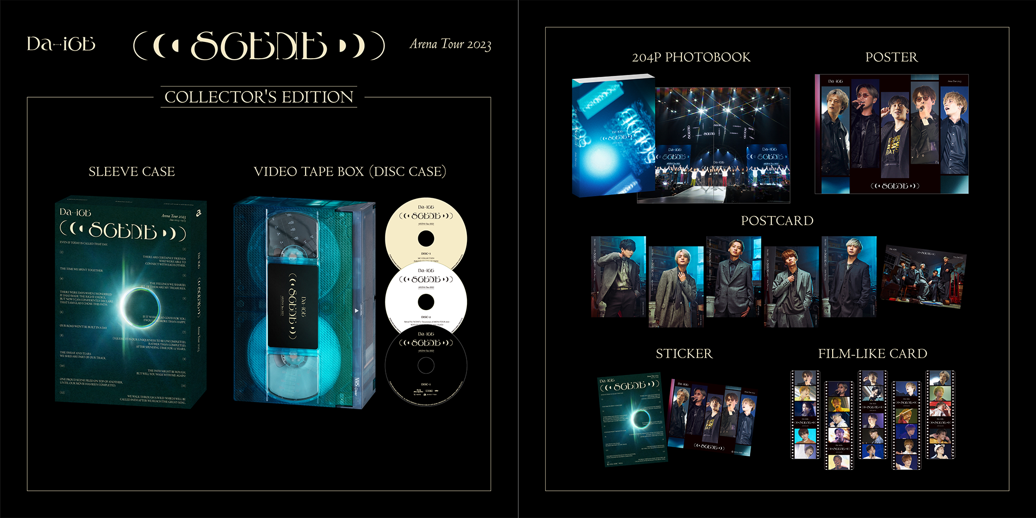 2024年1月17日、LIVE DVD/Blu-ray「Da-iCE ARENA TOUR 2023 -SCENE 
