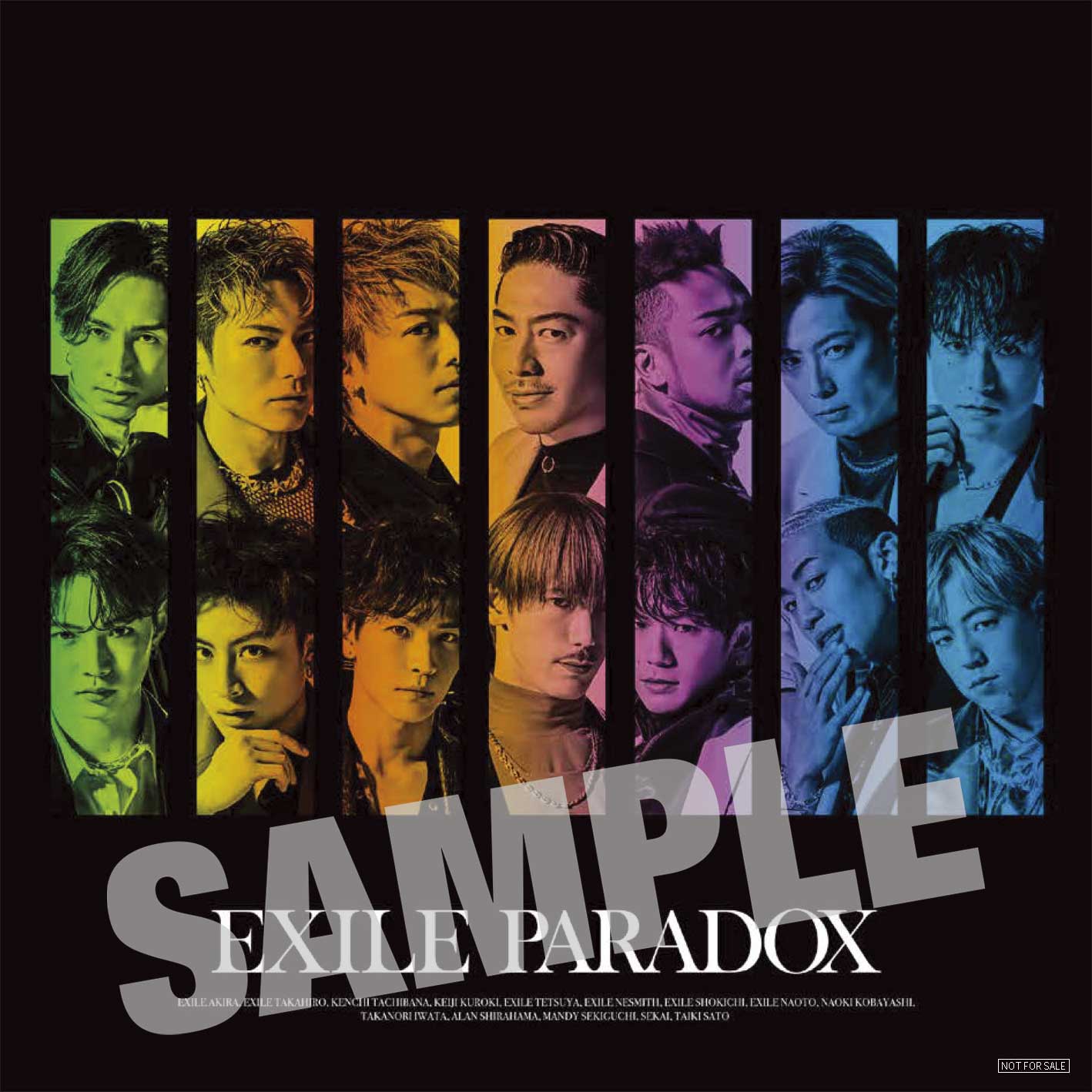 NEWS[4月27日リリースEXILE 2021年第一弾シングル『PARADOX』全国CD SHOP先着特典デザイン公開!!]| EXILE