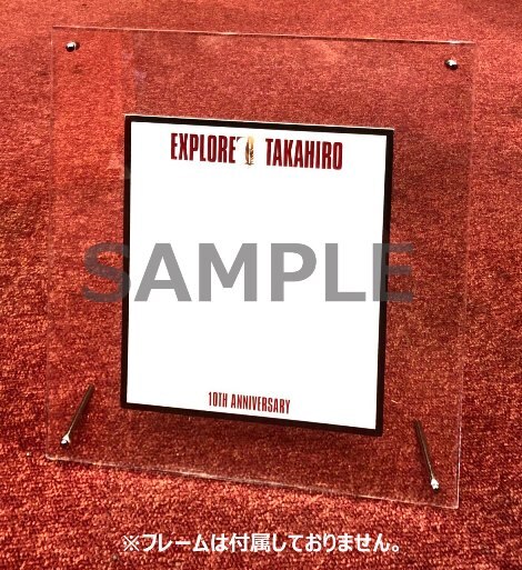 EXILE TAKAHIRO EXPLORE 受注生産限定-