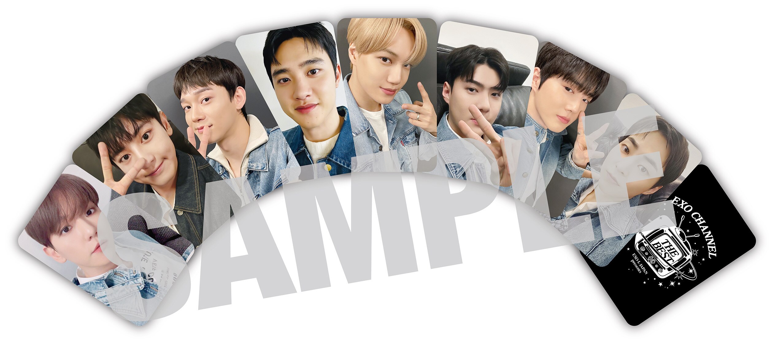 EXO CHANNEL THE BEST トレカ デザイン B コンプリート-