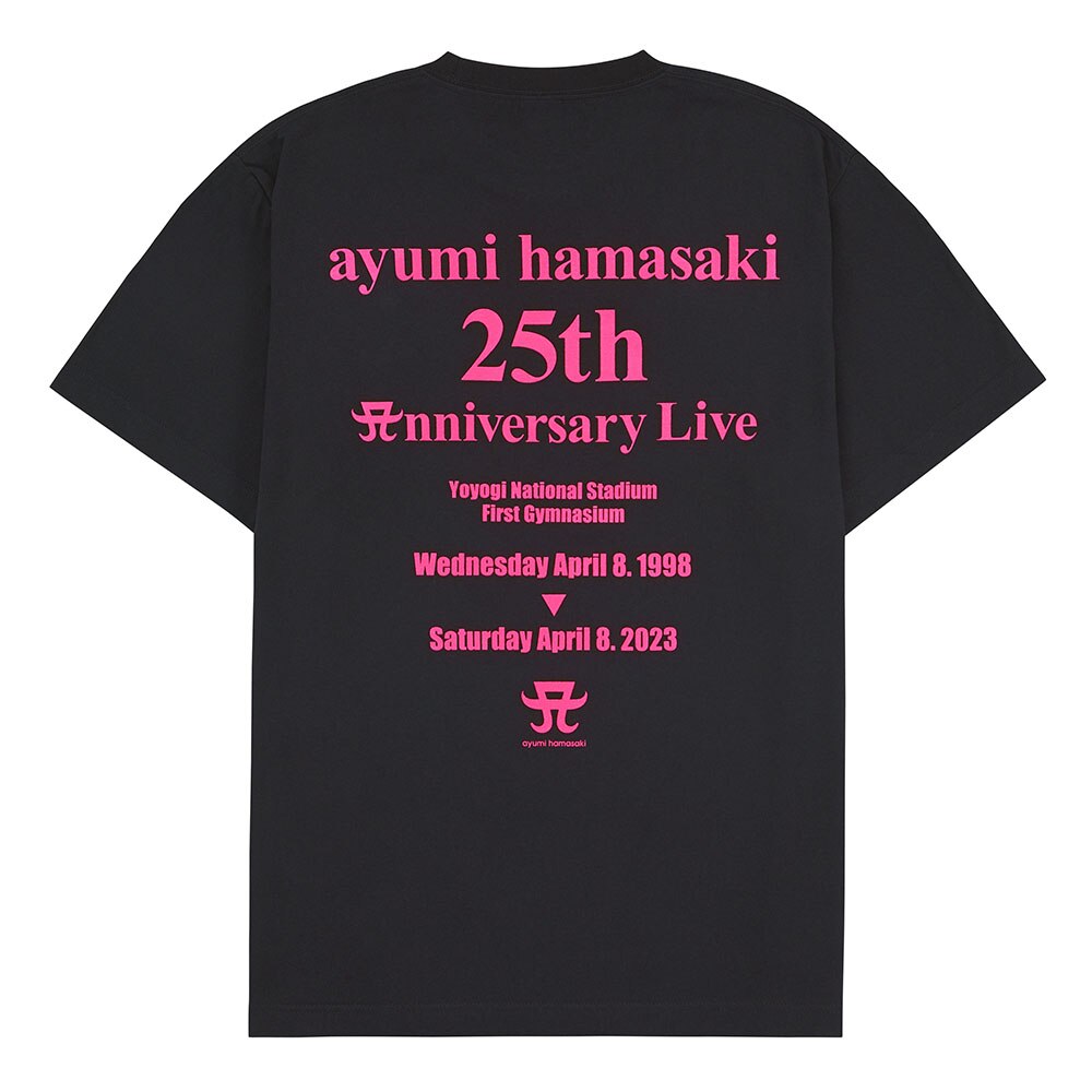浜崎あゆみ 25th ライブ 記念 Tシャツ 黒 Mサイズ グッズ 代々木 2023 