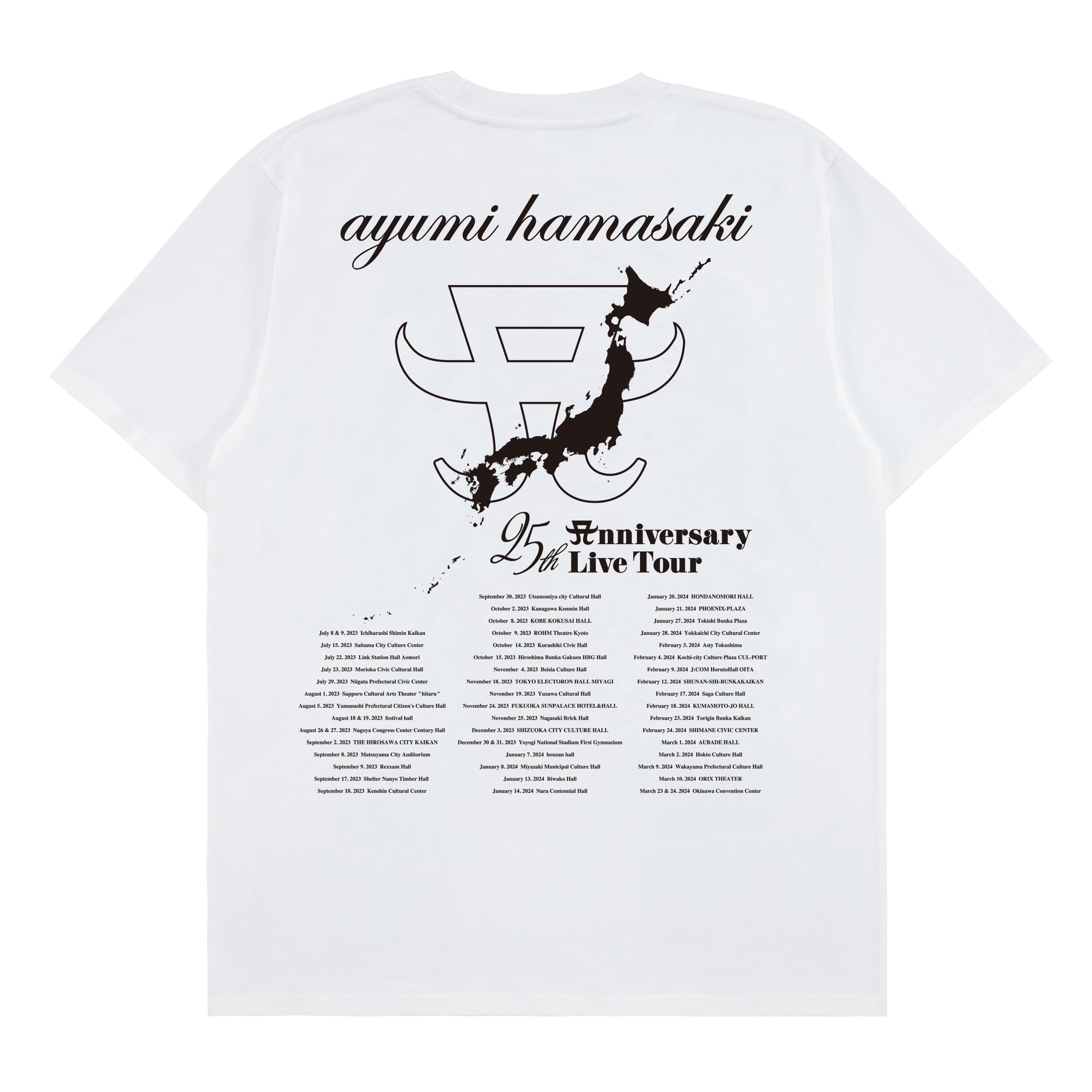 ayumi hamasaki 25th Anniversary Live Tour」オフィシャルグッズ第二