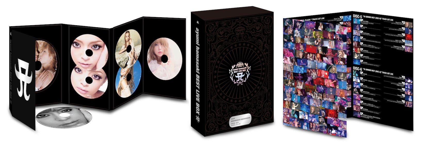 12月25日発売「ayumi hamasaki BEST LIVE BOX A 」展開図 & 封入特典 ...