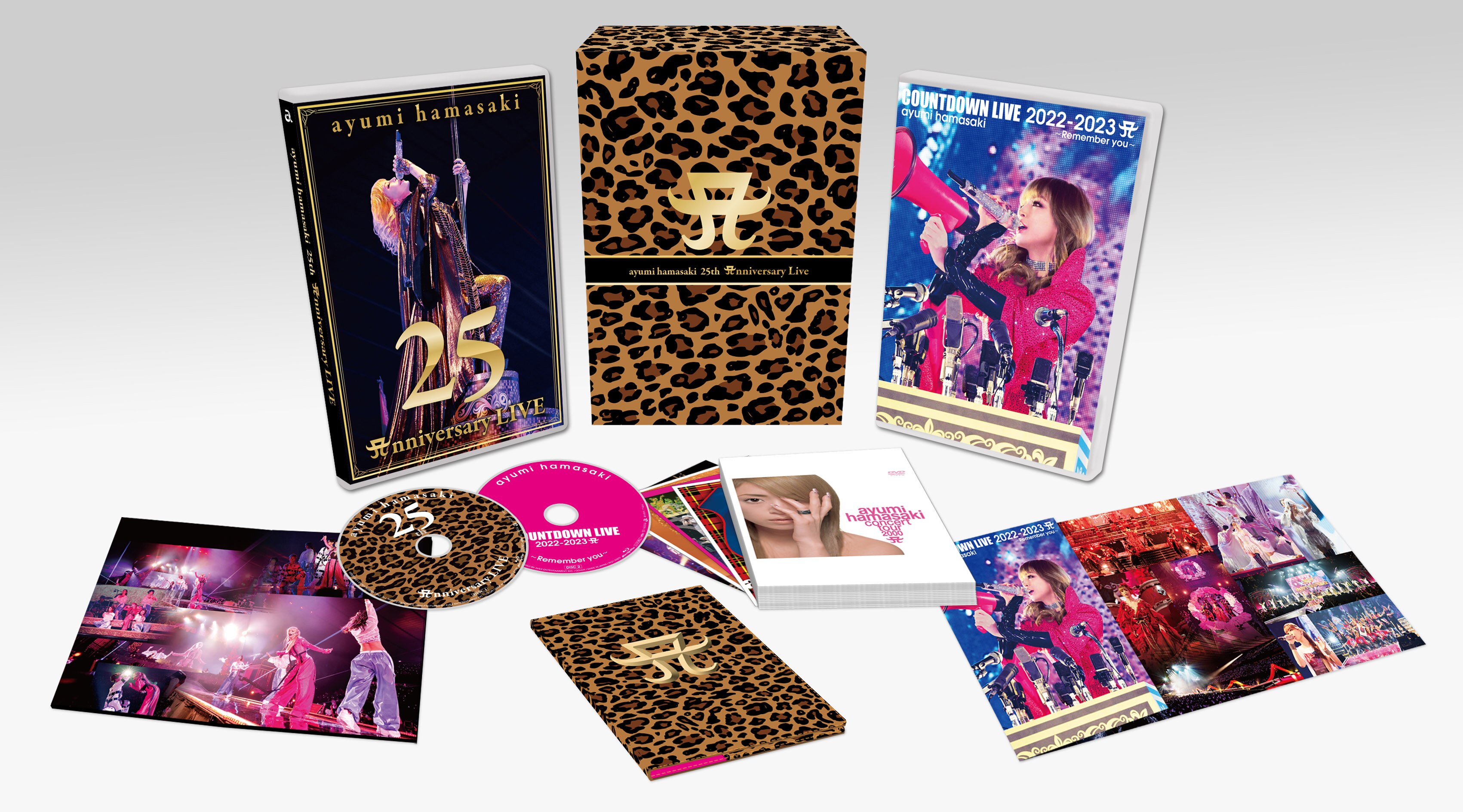 LIVE DVD & Blu-ray「ayumi hamasaki 25th Anniversary LIVE」アート 