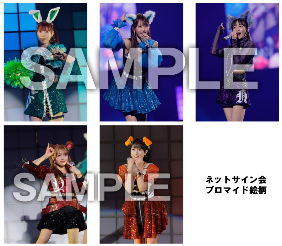 i☆Ris メンバー全員 サイン入り チケット半券 デビュー1周年記念ライブ オンラインイベント】「i☆Ris 13th Anniversary Live -TITLE MATCH