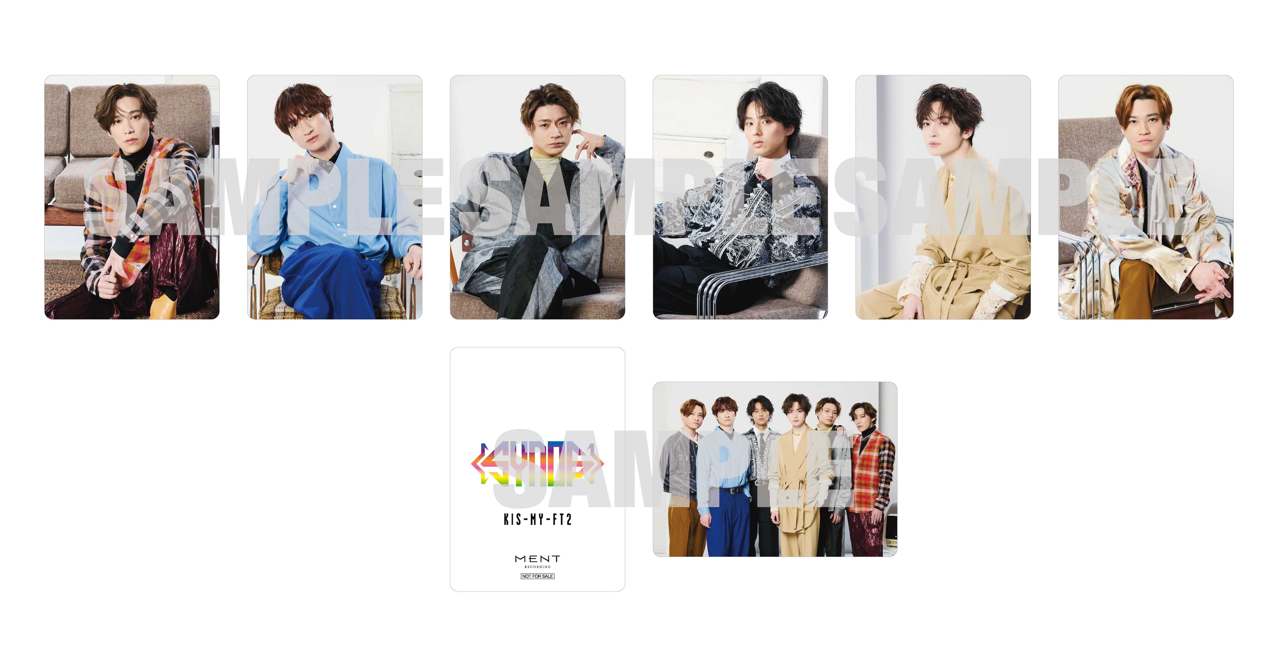 10th Album「Synopsis」ご予約・ご購入特典の絵柄が公開！ | Kis-My 