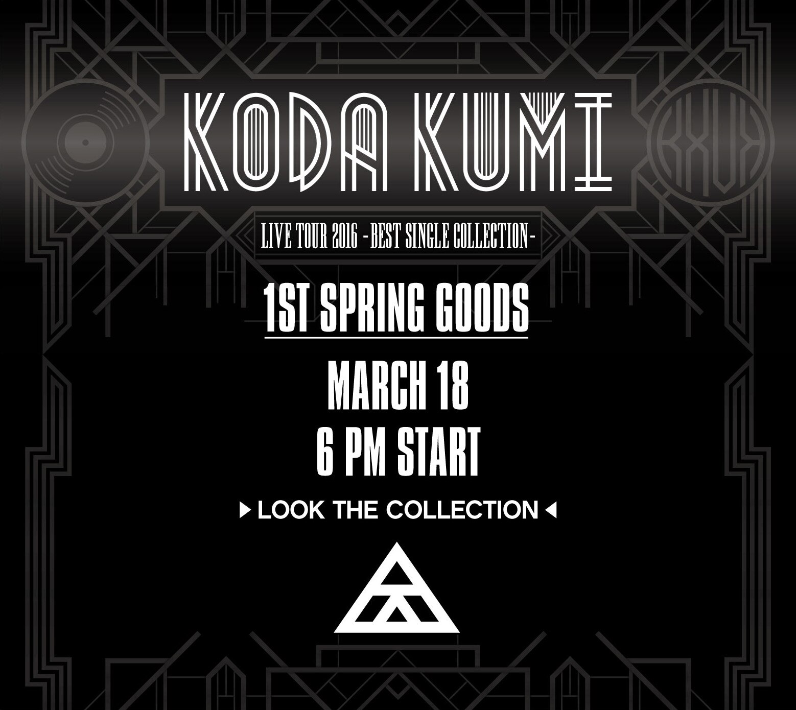 KODA KUMI LIVE TOUR 2016 -BEST SINGLE COLLECTION-」グッズ第一弾 
