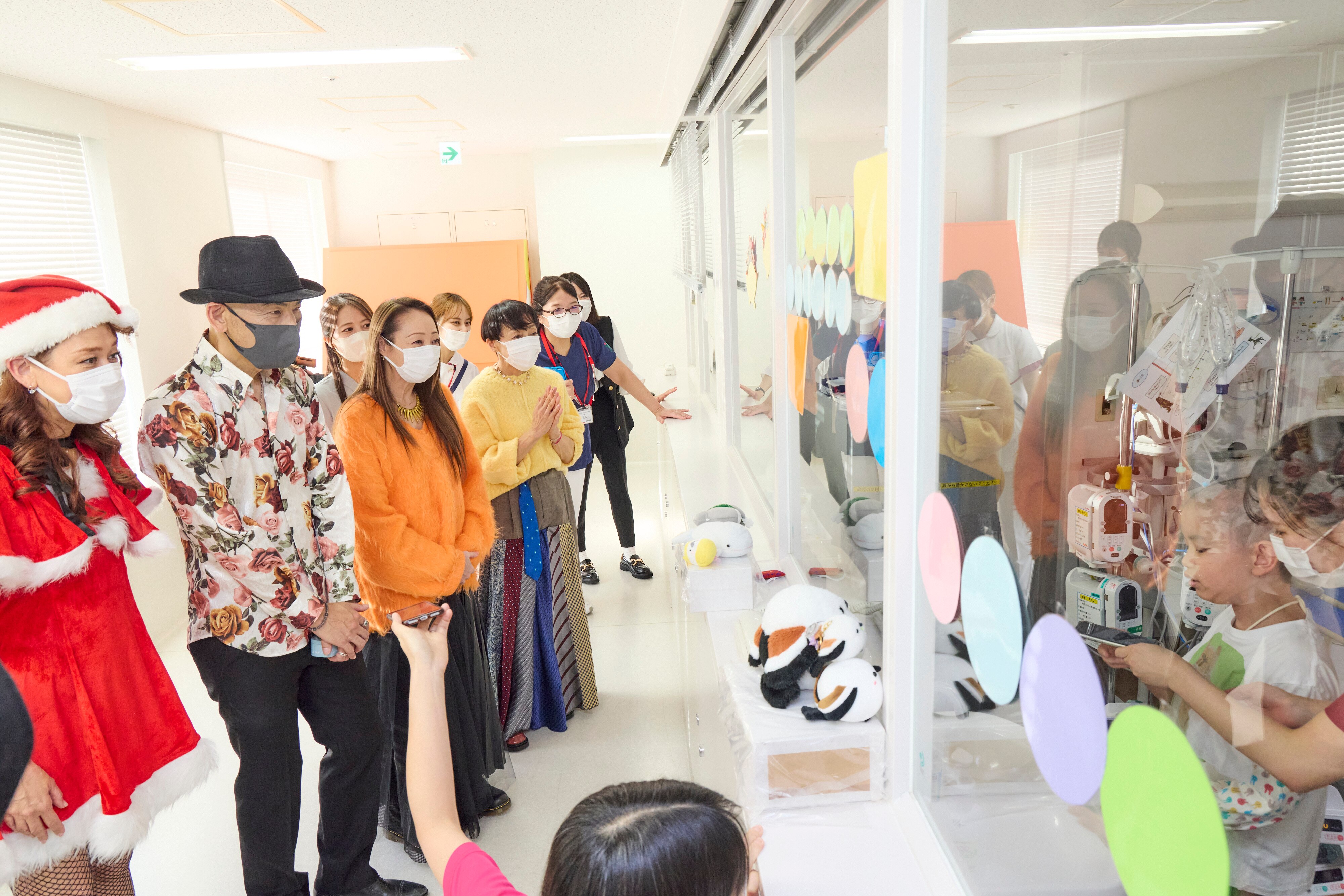 三重大学医学部附属病院 病棟訪問の様子