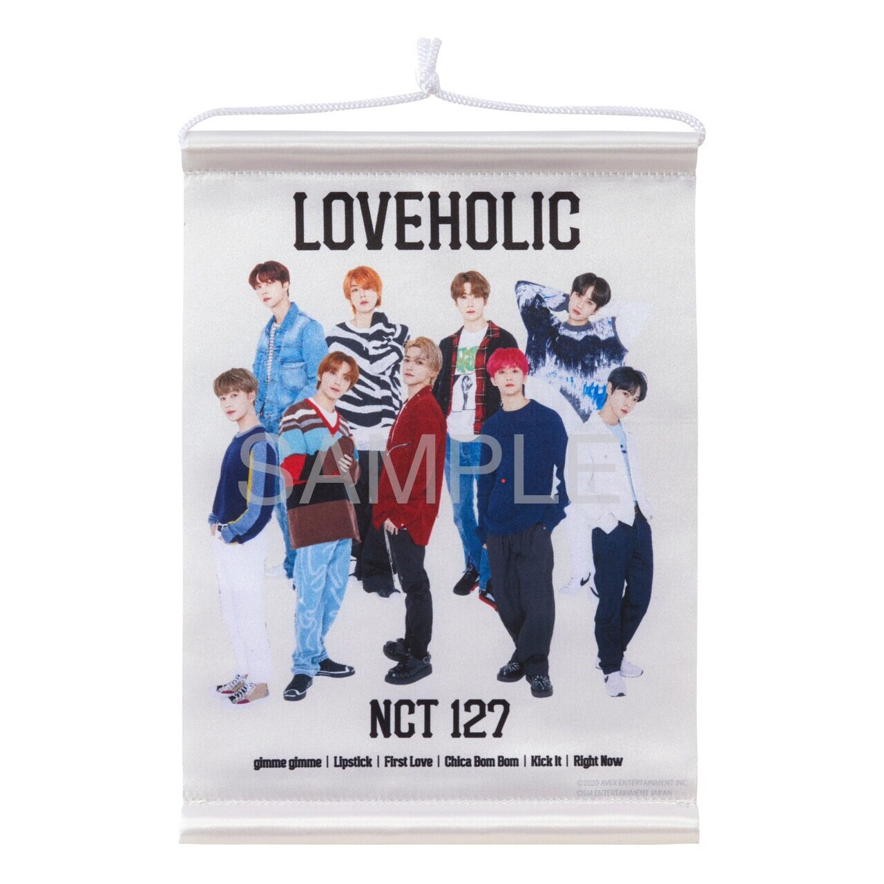 NCT127 全員 直筆サイン ポスター LOVE HOLIC ラブホリ CD K-POP