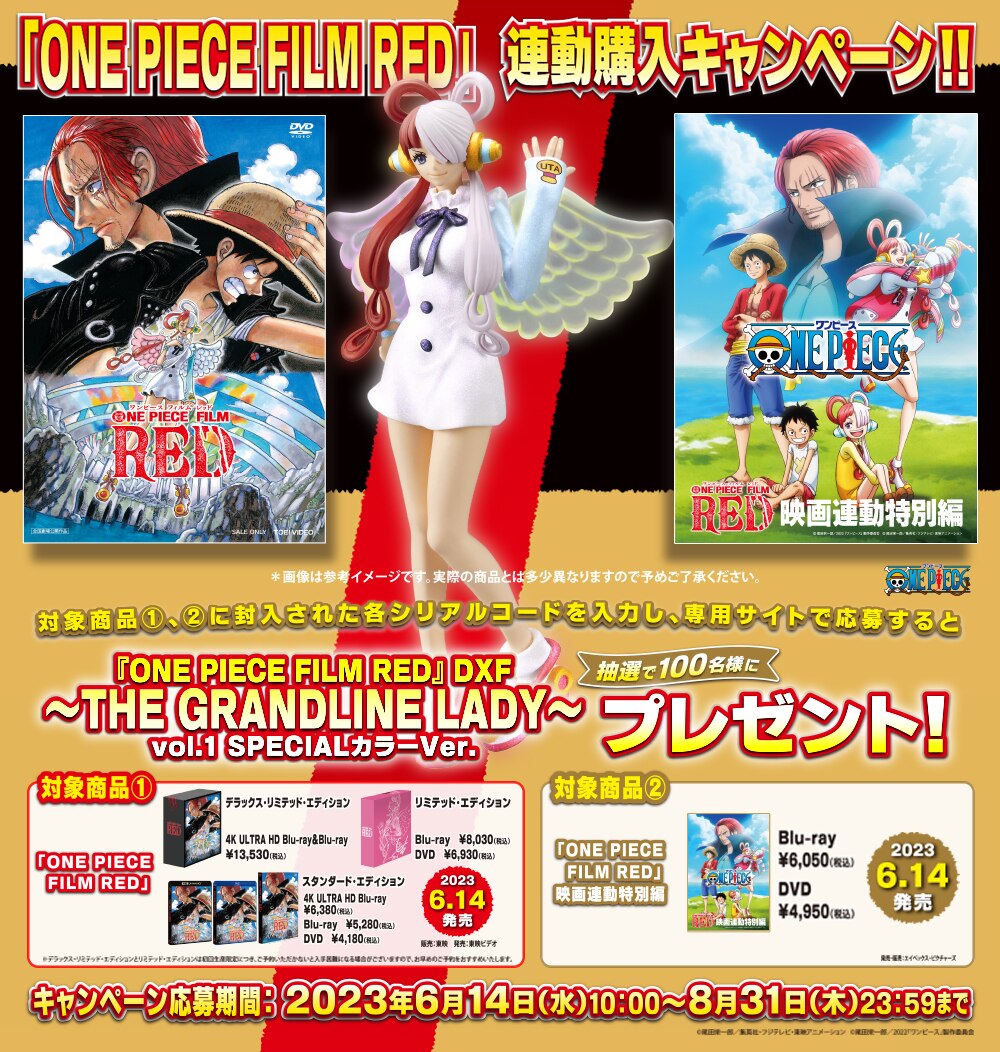 ONE PIECE FILM RED DVD - ブルーレイ