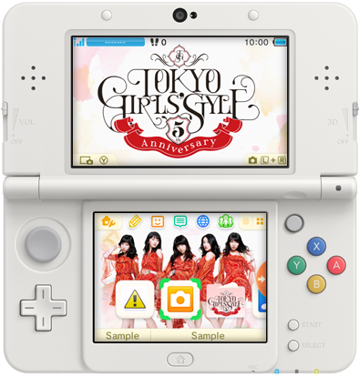 News Nintendo Kisekae Of 3ds Of Home Menu Tokyo Girls Style Appeared 東京女子流 Tokyo Girls Style 英語