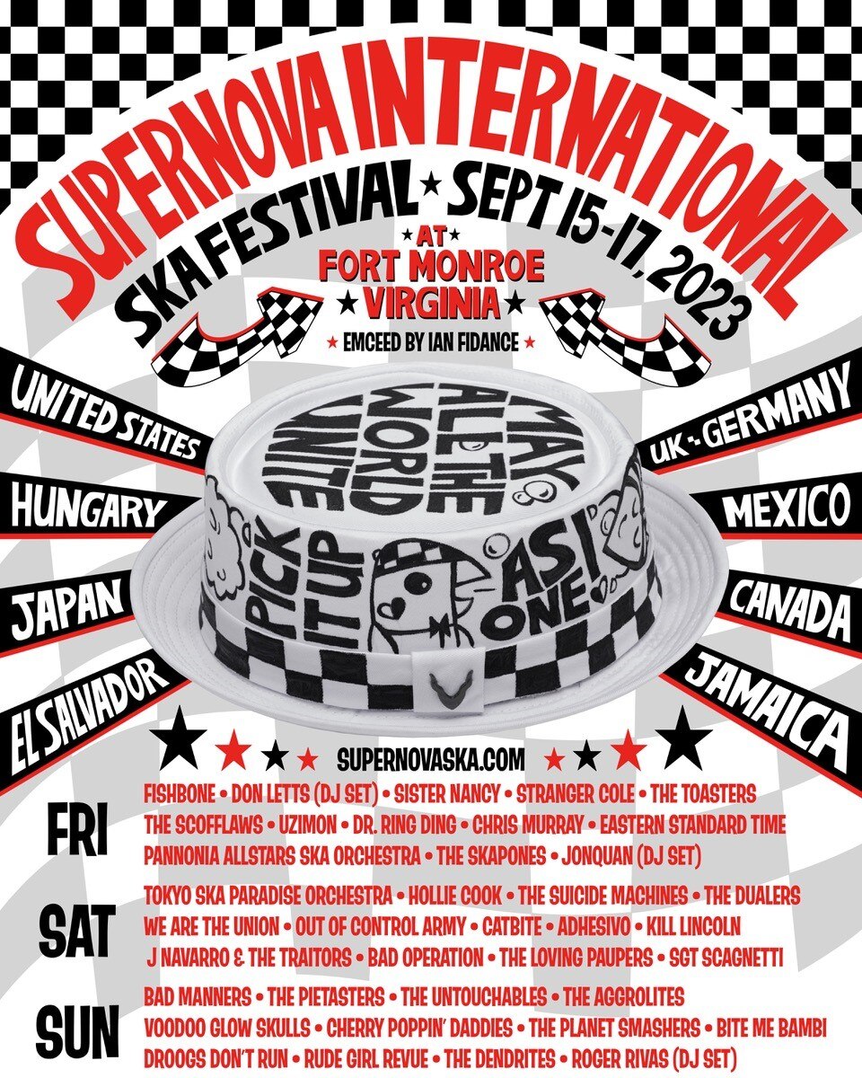 2023 Supernova International Ska Festival in U.S.FORT MONROE VIRGINIA