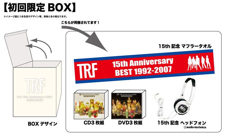 TRF 15th Anniversary BEST MEMORIES Limited editon (3CD+3DVD