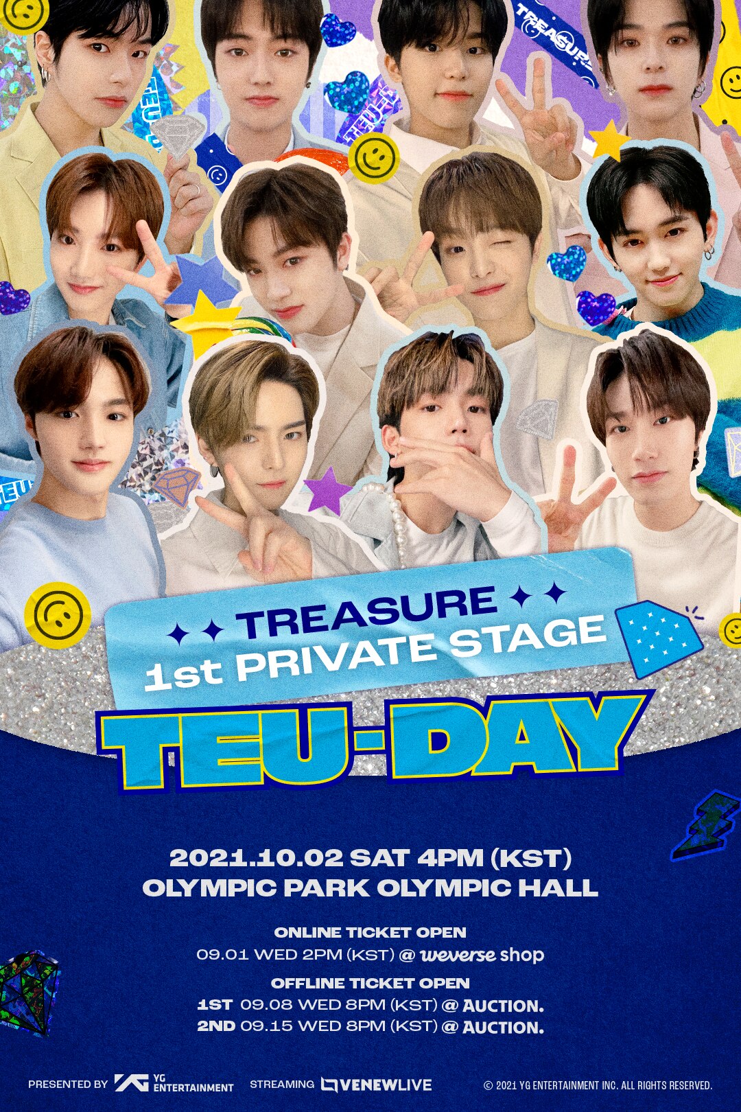 TREASURE 1ST PRIVATE STAGE [TEU-DAY]開催が決定！ - NEWS 