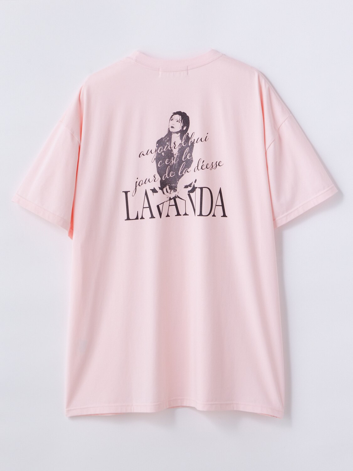 柄デザインプリント宇野実彩子 lavanda tシャツ - Tシャツ/カットソー