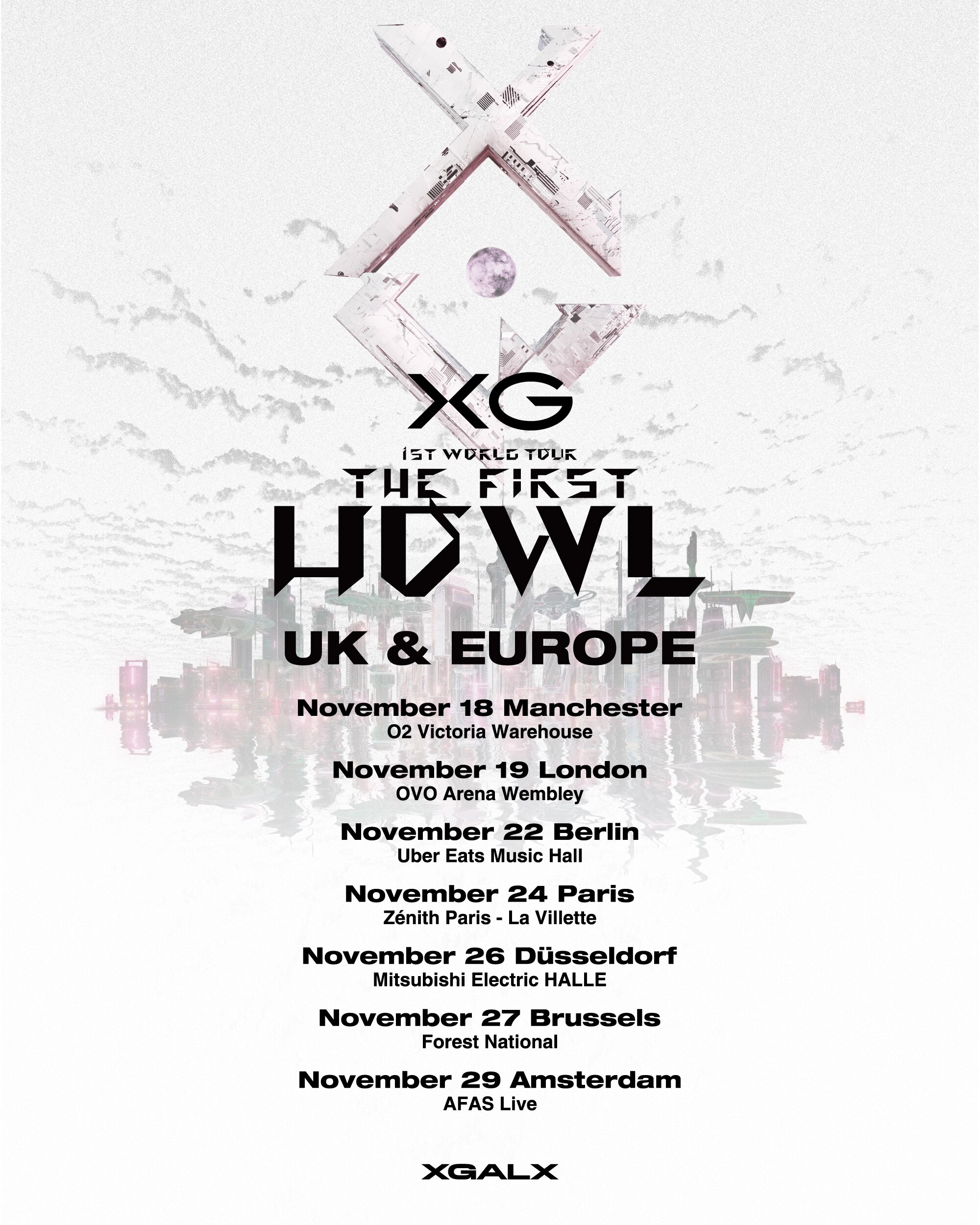 XG 1st WORLD TOUR “The first HOWL”】UK & EUROPE詳細発表！ - NEWS 
