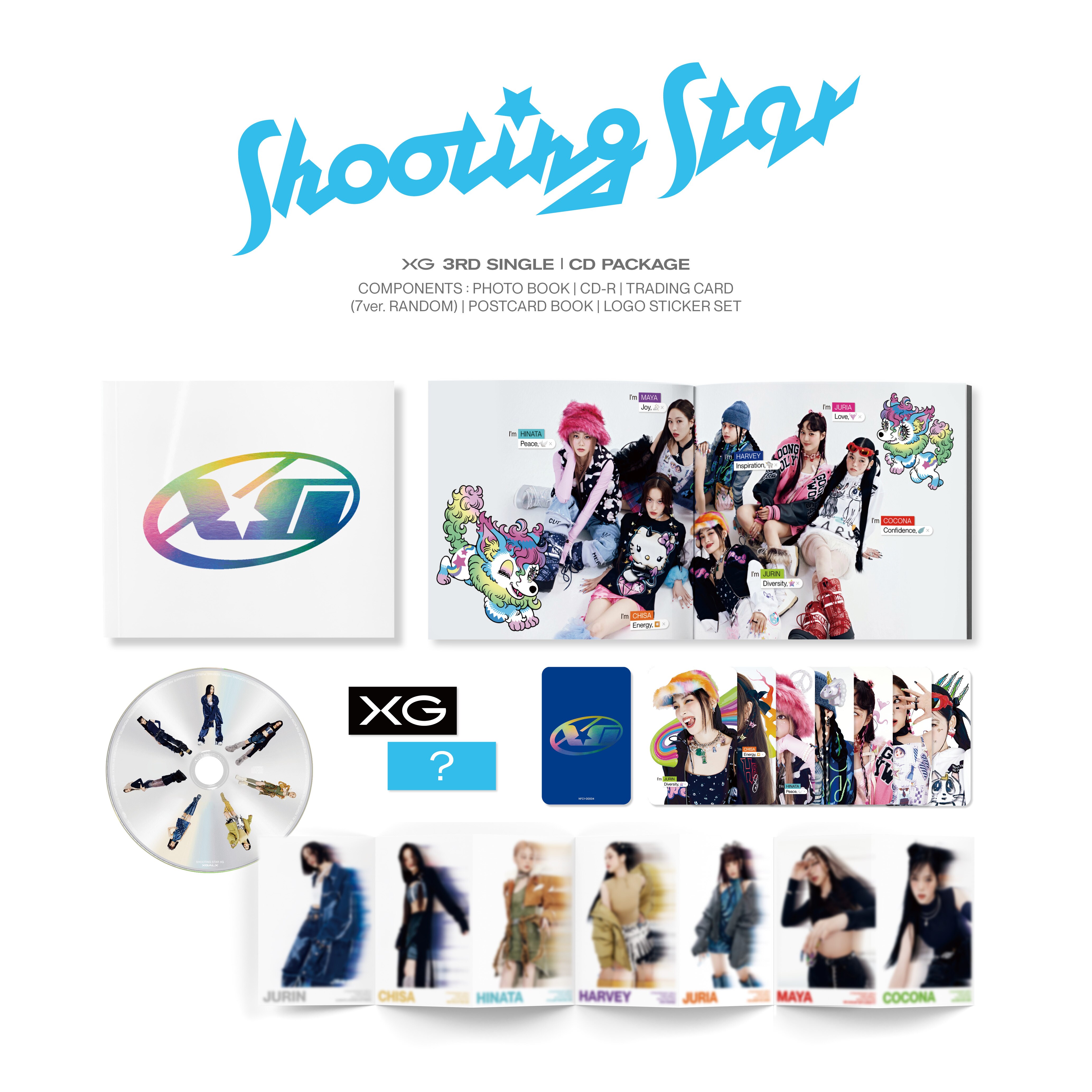 XG's 3rd single, “SHOOTING STAR” - Limited Edition CD Box Set